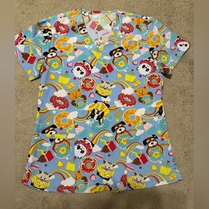 GT Performance Print Scrub Top